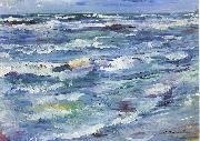 Lovis Corinth Meer bei La Spezia oil